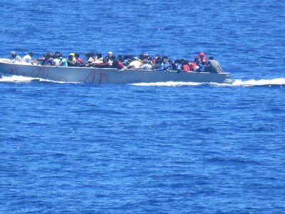 Libya Açıklarında 54 Düzensiz Göçmen Kurtarıldı