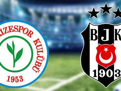 Maç Sona Erdi! Rizespor 2-3 Beşiktaş
