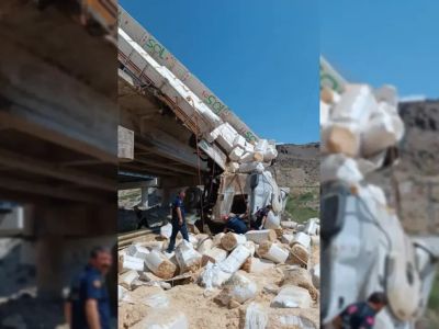 Malatya'da Feci Kaza: TIR Köprüden Düştü, Şoför Hayatını Kaybetti