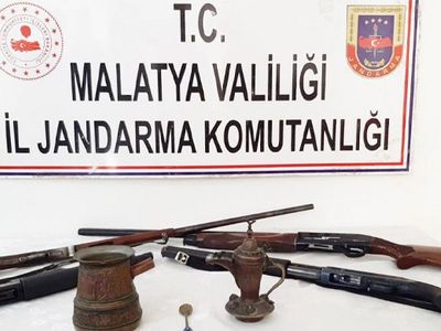 Malatya’da Tarihi Eser Kaçakçılarına Operasyon