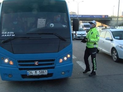 Maltepe'de Fazla Yolcu Alan Minibüs Şoförüne Ceza!