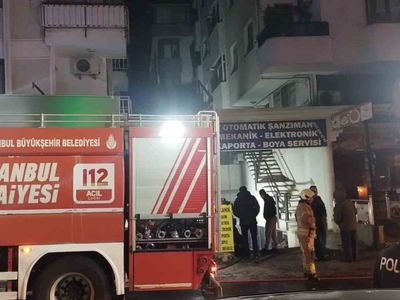 Maltepe'de korkutan yangın