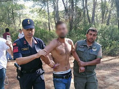 Manavgat'ta Ormanı Yakarken Yakalandı