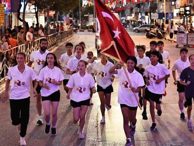 Manisa'da 15 Temmuz sancak koşusu gerçekleştirildi