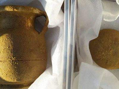 Manisa'da Çiftçi Lahit Mezar Buldu