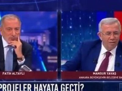 Mansur Yavaş Canlı Yayında Zor Anlar Yaşadı!