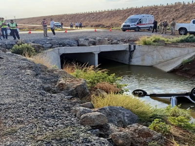 Mardin'de Feci Kaza: Sulama Kanalına Düşen Araçta 3 Kişi Hayatını Kaybetti