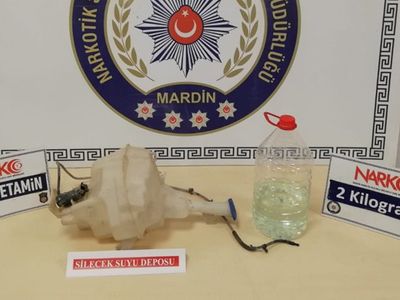 Mardin'de Silecek Suyu Deposunda Uyuşturucu Yakalandı