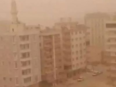 Mardin'i Toz Fırtınası Esir Aldı!