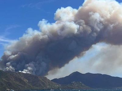 Marmaris’te korkutan orman yangını: Alevler kısa sürede büyüdü, gökyüzü dumanla kaplandı