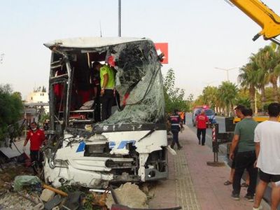 Mersin'de Feci Otobüs Kazası Meydana Geldi! 33 Yaralı Var