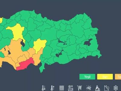 Meteoroloji AFAD Kırmızı, Sarı, Turuncu ve Yeşil kodlu uyarı nedir? Renk Kodu Uyarı Sistemi - MeteoUYARI