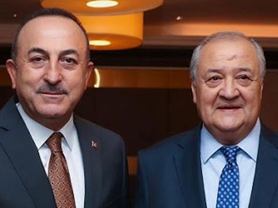 Mevlüt Çavuşoğlu Özbekistanlı Mevkidaşı Abdulazizı Kamilov ile Görüştü