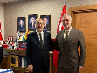 ABHAZFED Yeni Yönetiminden MHP Genel Merkezine Nezaket Ziyareti