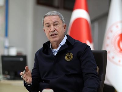 Milli Savunma Bakanı Hulusi Akar'ın ''Hudut'' tepkisi! Yalan görüntülerle dezenformasyon yapılıyor
