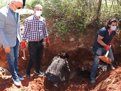 Muğla’da Sulama Kanalı Çalışmasında Antik Mezar Bulundu
