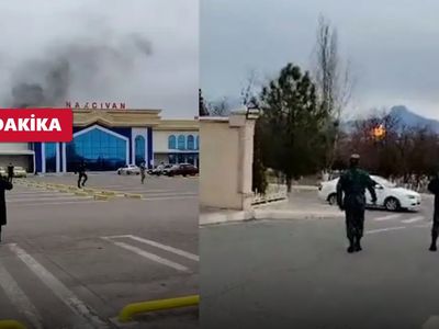 Nahçıvan Havalimanı’na kamikaze drone düştü: İran’a ait olduğu iddia edildi