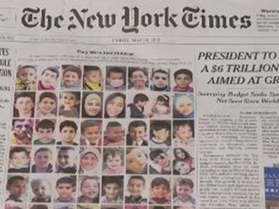 New York Times Gazzeli Çocukları Paylaştı