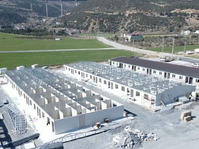 Nurdağı yeniden inşa ediliyor: 1280 geçici yaşam alanı bitmek üzere