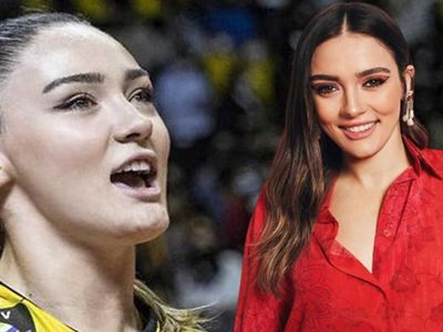 Ödül töreninde dikkatleri çeken isim Zehra Güneş oldu! Derin göğüs dekolteli elbisesiyle adeta bacak şovu yaptı! Milli voleybolcunun iddialı pozları sosyal medyayı salladı