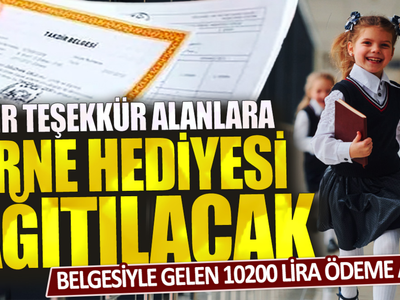 Öğrenciler karne hediyesini kaptı! Takdir teşekkür alan 10.000 TL alabilecek