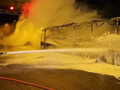 Orhangazi Köprüsü'nde araç alev alev yandı: Birçok kişi dumandan etkilendi