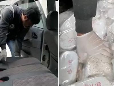 Otomobilde 52 Kilo Esrar, 70 Bin Uyuşturucu Hap Ele Geçirildi