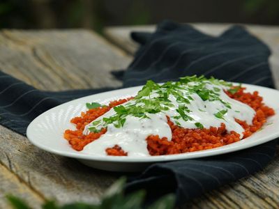 Pancarlı Bulgurlu Pezzik Cacığı Tarifi