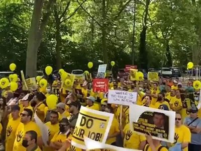 PKK terör örgütü yandaşları ve FETÖ firarileri Fransa'da peş peşe gösteri düzenledi!