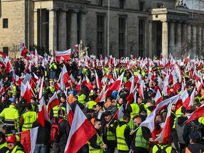 Polonyalı çiftçiler, Ukrayna ürünlerinin ithalatını protesto ediyor!
