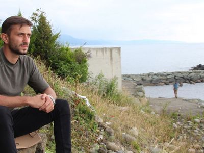 Rize'de Babası Kaybolan Genç Tam 6 Gündür Kıyıdan Ayrılmıyor