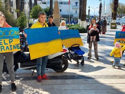 Rusya-Ukrayna savaşı için Cumhurbaşkanı Erdoğan umut oldu! Ukraynalılar pankartlarla yardım istedi