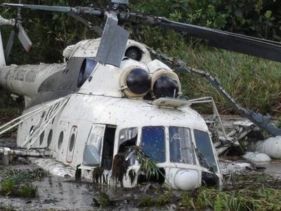 Rusya'da Helikopter Düştü: 1 Kişi Hayatını Kaybetti!