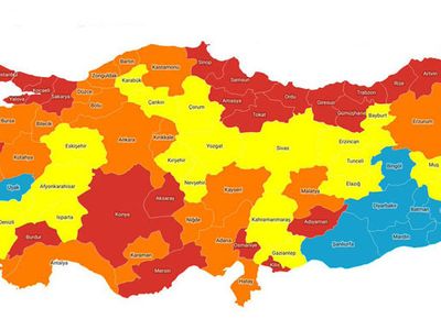 Sağlık Bakanlığı'nın Haritasında Riskli İllerin Sayısı 48'e Çıktı