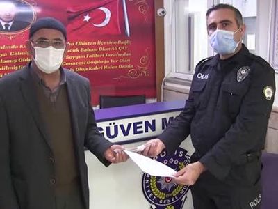 Sağlık Ocağına Giderken Yolda Bulduğu 18 Bin Lirayı Polise Teslim Etti!