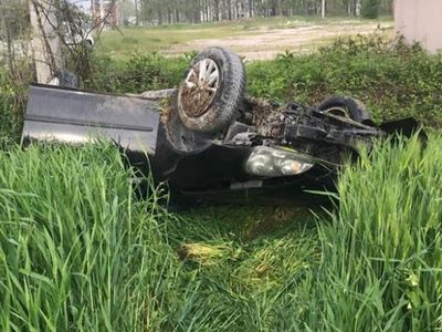 Sakarya’da İşe Giden Adamın Otomobili Takla Attı