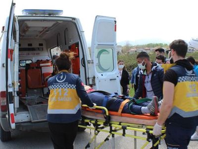 Samsun’da Otomobil Yayaya Çarptı: 1 Yaralı