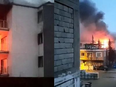 Şarja bırakılan telefon yangına neden oldu: Daireyi ateş topuna çevirdi