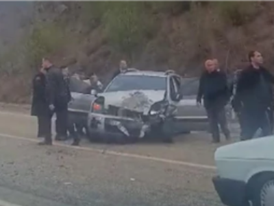 Şehit konvoyunda kaza