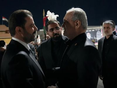 Şehit lider Hamaney'in cenazesi öncesi: Irak Başbakanı Zeydi ile İran Cumhurbaşkanı Pezeşkiyan bir araya geldi