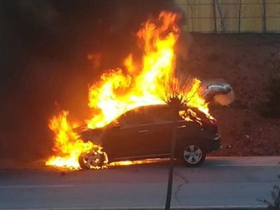 Seyir Halindeyken Cipin Kaput Kısmında Yangın Meydana Geldi