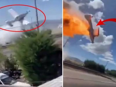 Şili’de havaalanında feci kaza: Uçak alevler içinde kaldı
