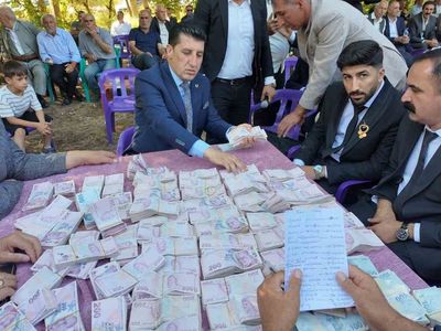 Şırnak'ta göz alıcı düğün: 6 milyon lira takı ve 35 koyun kesildi