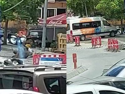 Şişli’de büyük panik! Doğalgaz borusu patlamıştı! Korkutan görüntüler ortaya çıktı