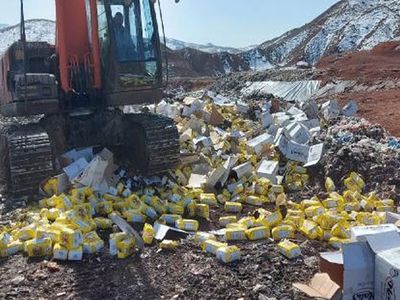 Sivas'ta Gümrük Kaçağı 5 Ton Çay İmha Edildi