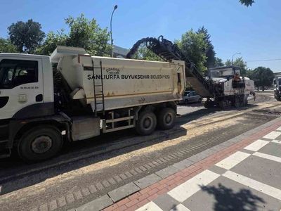 Siverek'te asfaltlama çalışmaları başladı