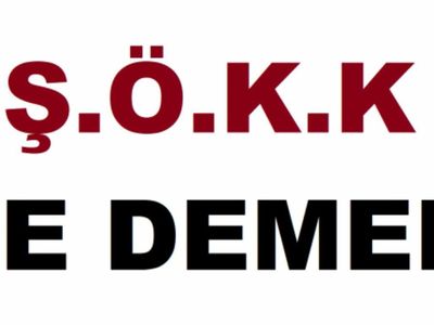 Ş.ö.k.k ne demek? Karnede Ş. Ö. k.k geçti ne demek?