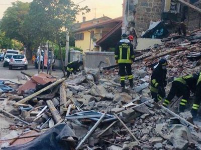 Son Dakika: İtalya'da Doğalgaz Patladı Birçok Ölü Var