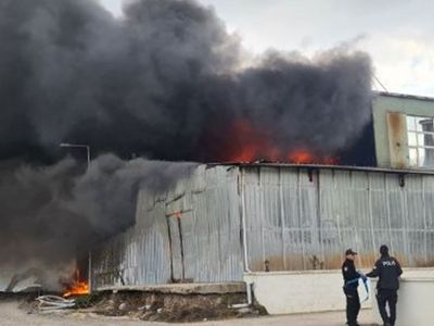Son dakika: Karabük'te fabrikada korkutan yangın