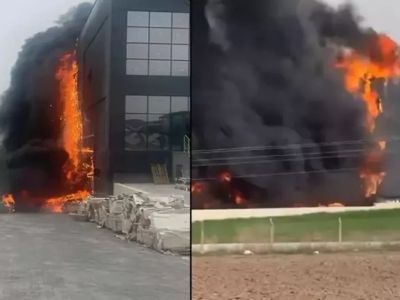 Son Dakika! Medikal fabrikasında yangın: O anlar vatandaşın kamerasına yansıdı!